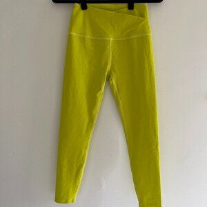 Beyond Yoga Spacedye At Your Leisure High Waisted Midi Leggings, yellow/green